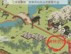 江南百景图：探索凤仙花丛的获取方法