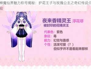 神魔仙界魅力称号揭秘：护花王子与玫瑰公主之奇幻传说介绍