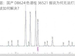 问题：国产 DB624 色谱柱 36521 据说为何无法打开？应该如何解决？