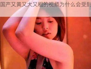 问题：国产又黄又大又粗的视频为什么会受到如此关注？