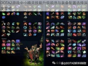 DOTA2游戏中小精灵技能升级顺序与装备配置选择深度攻略