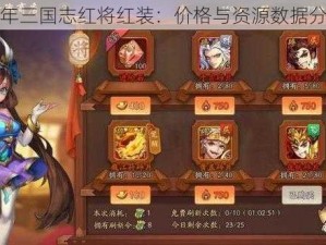 少年三国志红将红装：价格与资源数据分析