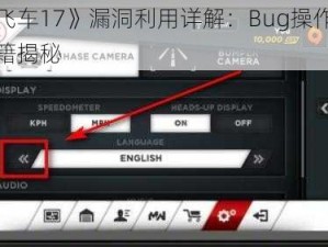 《极品飞车17》漏洞利用详解：Bug操作指南与攻略秘籍揭秘