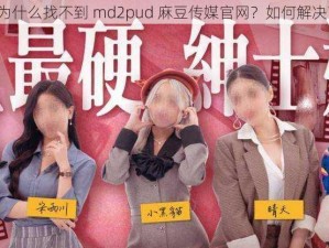 为什么找不到 md2pud 麻豆传媒官网？如何解决？