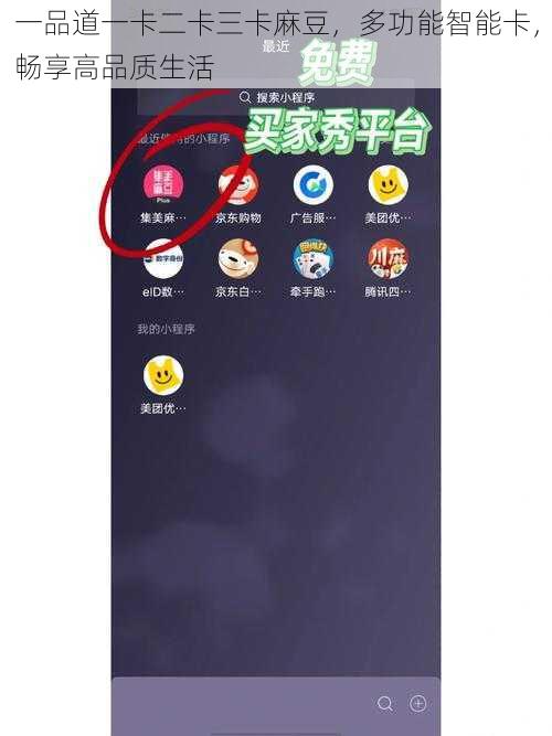 一品道一卡二卡三卡麻豆，多功能智能卡，畅享高品质生活
