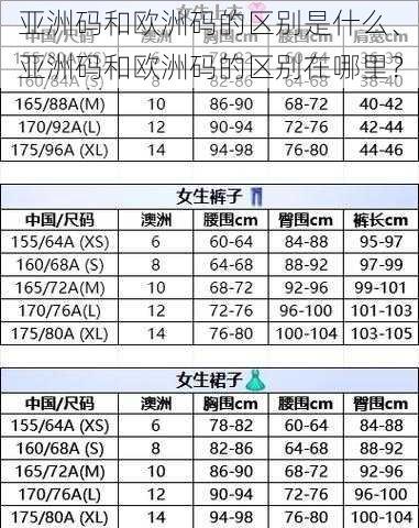 亚洲码和欧洲码的区别是什么、亚洲码和欧洲码的区别在哪里？