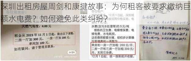 深圳出租房屋周剑和康揵故事：为何租客被要求缴纳巨额水电费？如何避免此类纠纷？