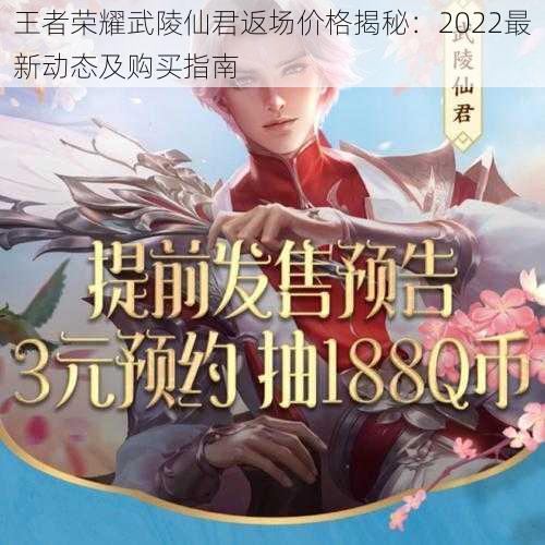 王者荣耀武陵仙君返场价格揭秘：2022最新动态及购买指南