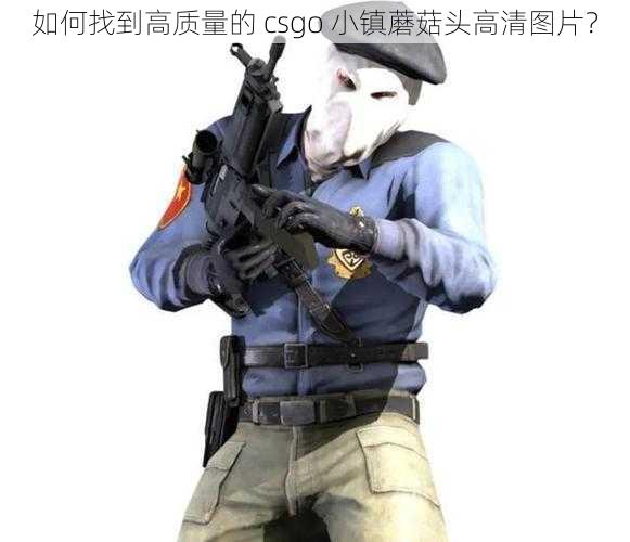 如何找到高质量的 csgo 小镇蘑菇头高清图片？