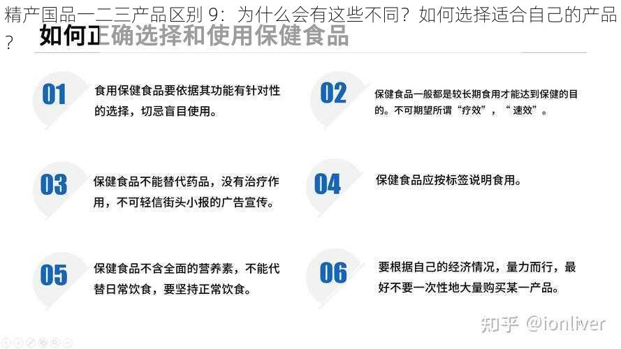 精产国品一二三产品区别 9：为什么会有这些不同？如何选择适合自己的产品？