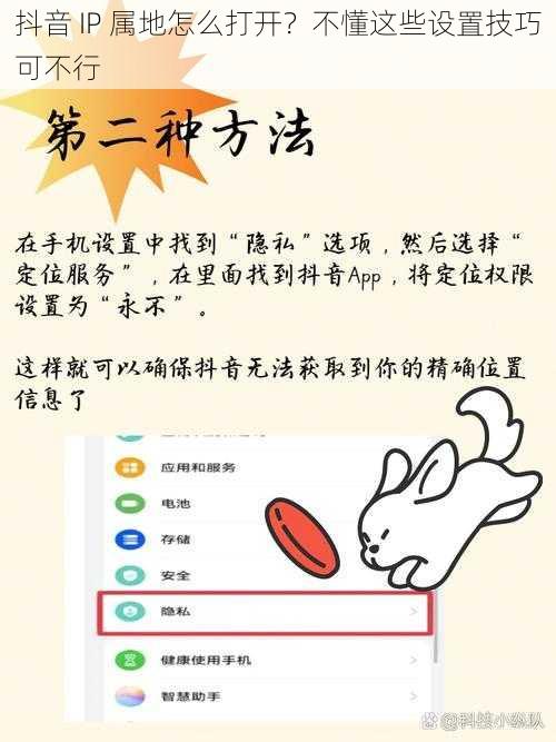 抖音 IP 属地怎么打开？不懂这些设置技巧可不行