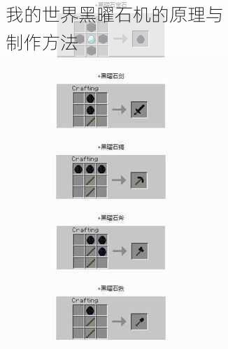 我的世界黑曜石机的原理与制作方法