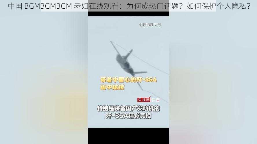 中国 BGMBGMBGM 老妇在线观看：为何成热门话题？如何保护个人隐私？