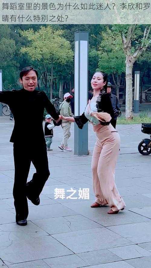 舞蹈室里的景色为什么如此迷人？李欣和罗晴有什么特别之处？