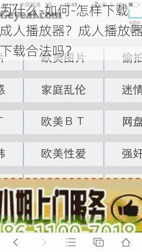 为什么-如何-怎样下载成人播放器？成人播放器下载合法吗？