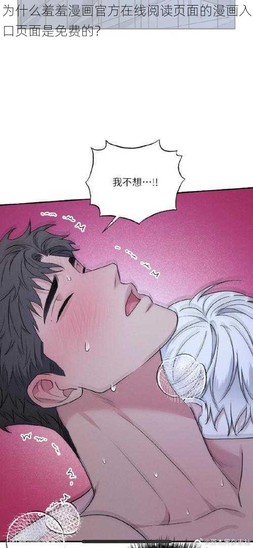 为什么羞羞漫画官方在线阅读页面的漫画入口页面是免费的？