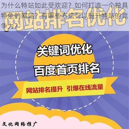 为什么特站如此受欢迎？如何打造一个独具特色的网站？有哪些方法可以提升特站的竞争力？