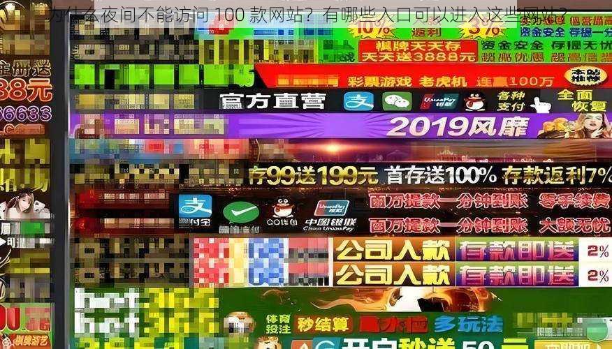 为什么夜间不能访问 100 款网站？有哪些入口可以进入这些网站？