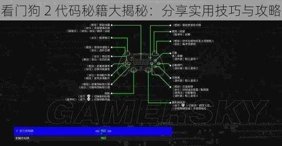 看门狗 2 代码秘籍大揭秘：分享实用技巧与攻略