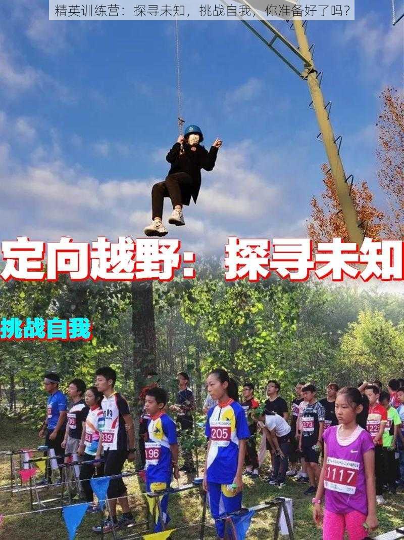 精英训练营：探寻未知，挑战自我，你准备好了吗？